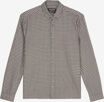 Regular fit Camicia di Marc O'Polo in grigio: frontale