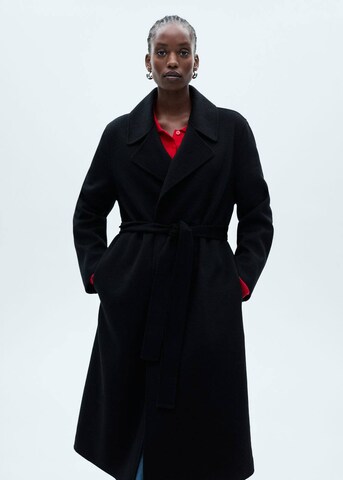 MANGO Mantel 'Batin' in Schwarz