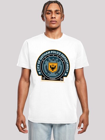 F4NT4STIC Shirt 'DC Comis Batman Gotham Police Dept' in White: front