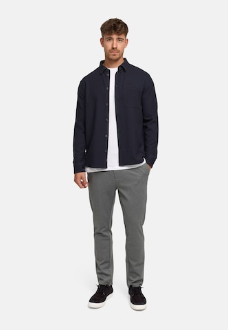JEFF Regular fit Overhemd in Bruin