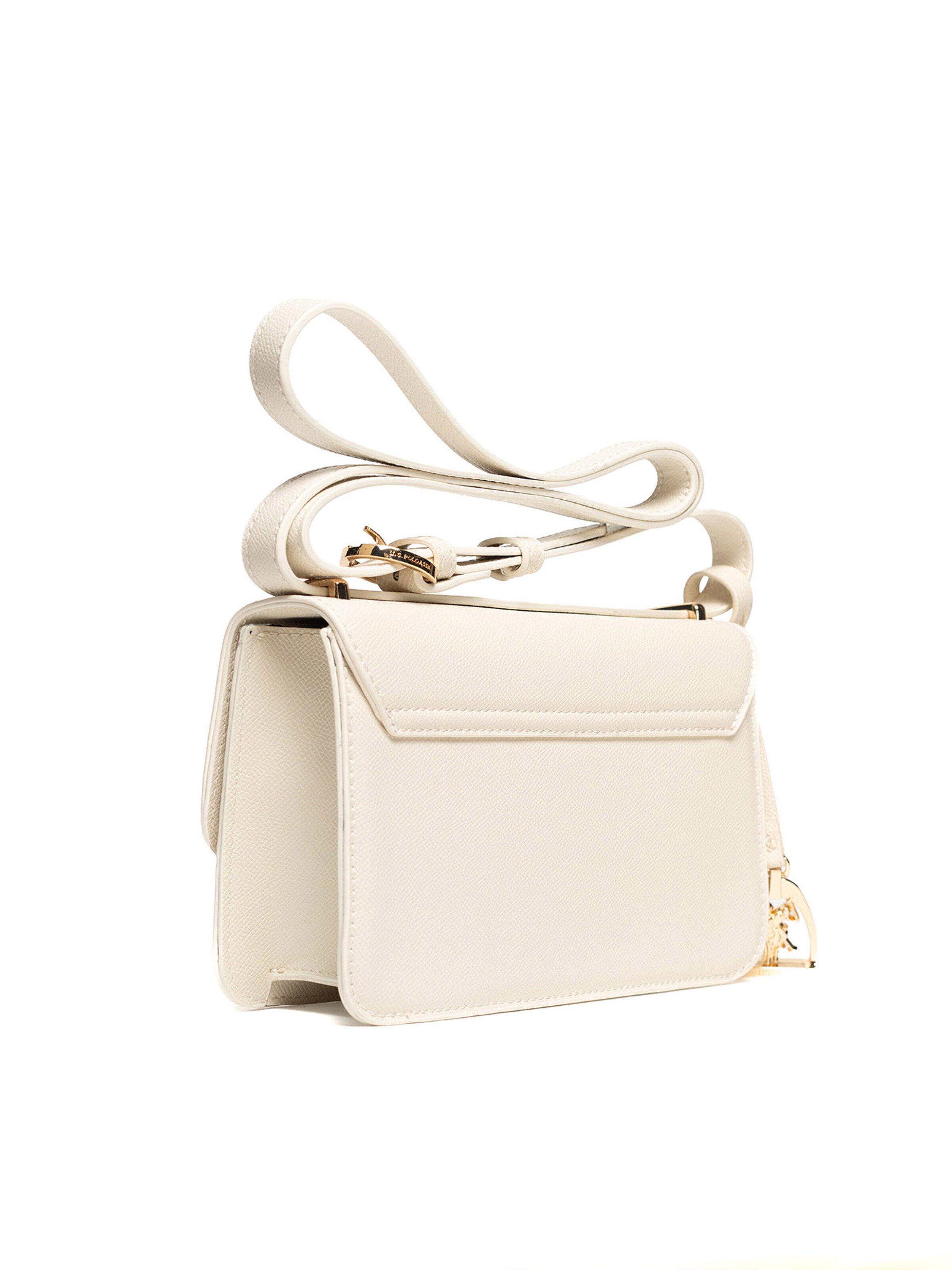 Borsa a spalla di U.S. POLO ASSN. in bianco