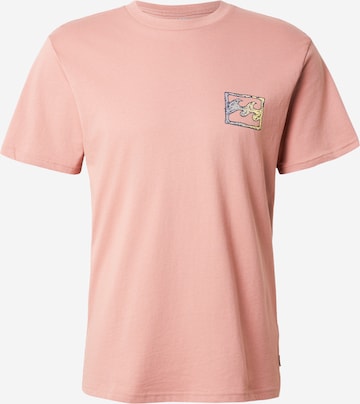 BILLABONG Särk 'Crayon Wave', värv roosa: eest vaates