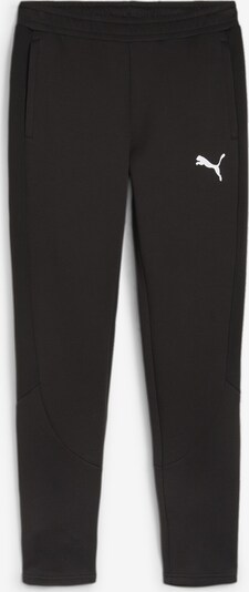 PUMA Pantalon de sport 'Evostripe' en noir / blanc, Vue avec produit
