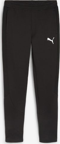 PUMA Slim fit Workout Pants 'Evostripe' in Black: front