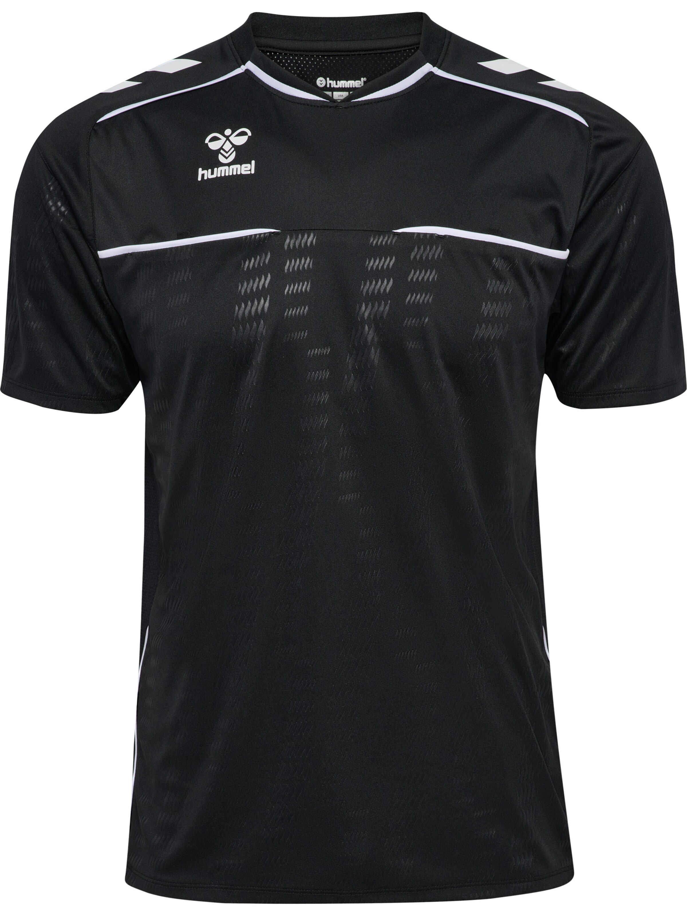 T-Shirt fonctionnel Hummel en noir : devant