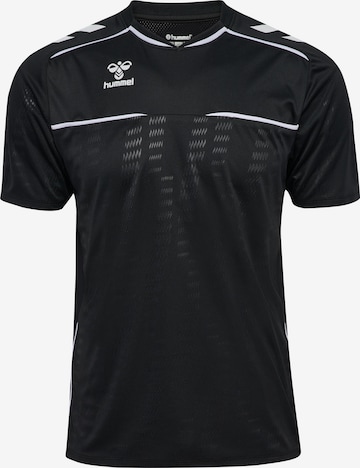 T-Shirt fonctionnel Hummel en noir : devant