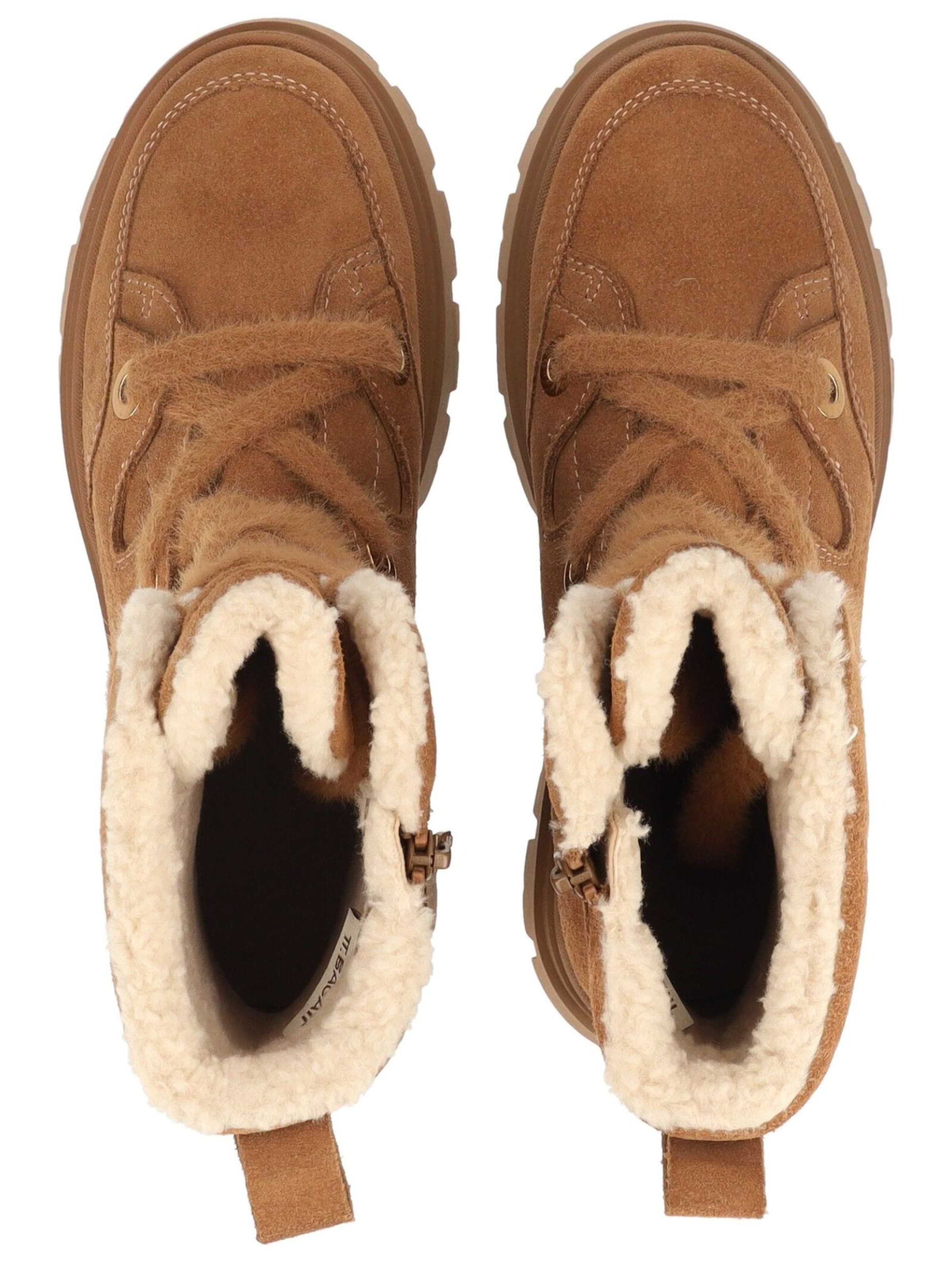TT. BAGATT Lace-Up Ankle Boots in Brown
