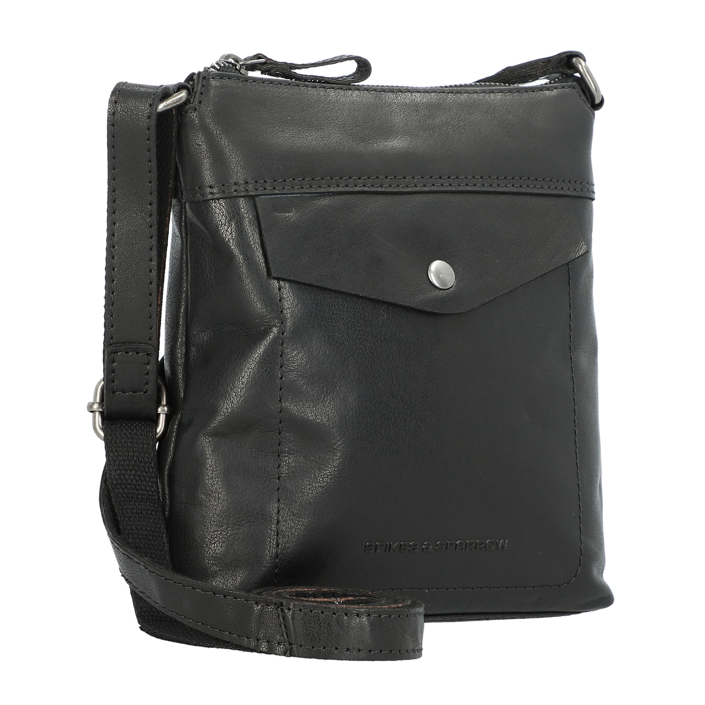 Männer Taschen & Rucksäcke Spikes & Sparrow Umhängetasche in Schwarz - DB35258 Männer Taschen & Rucksäcke Spikes & Sparrow Umhängetasche in Schwarz - DB35258