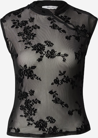 juoda ABOUT YOU Palaidinė 'Meriem': priekis