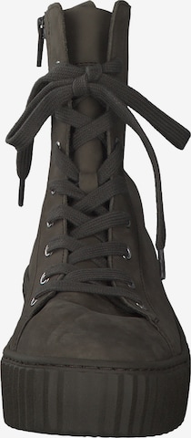 GABOR Lace-Up Ankle Boots in Green