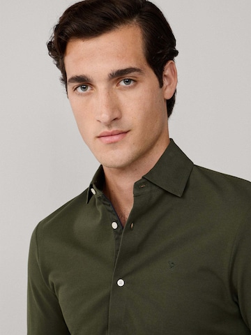 Hackett London Regular fit Button Up Shirt in Green