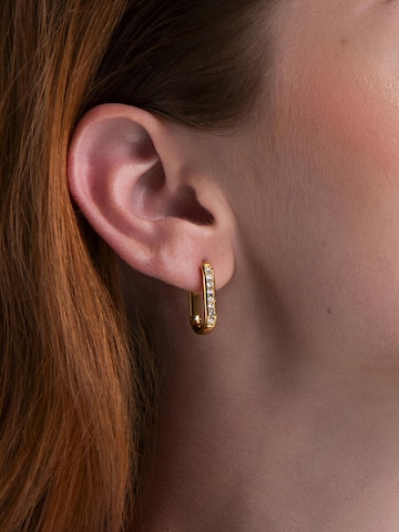 Amberz Oorbellen 'Iris' in Goud