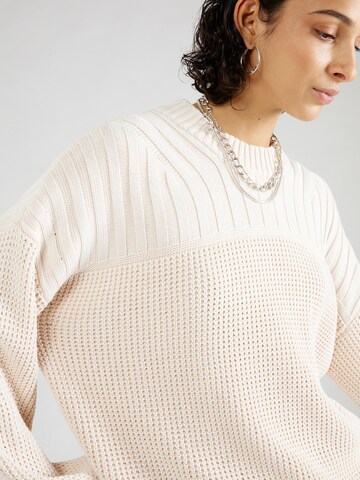 BOSS - Jersey 'Feverina' en beige