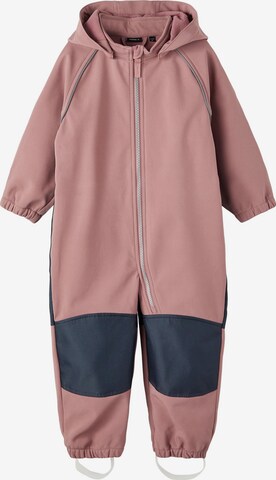 NAME IT Dungarees 'Alfa' in Pink: front