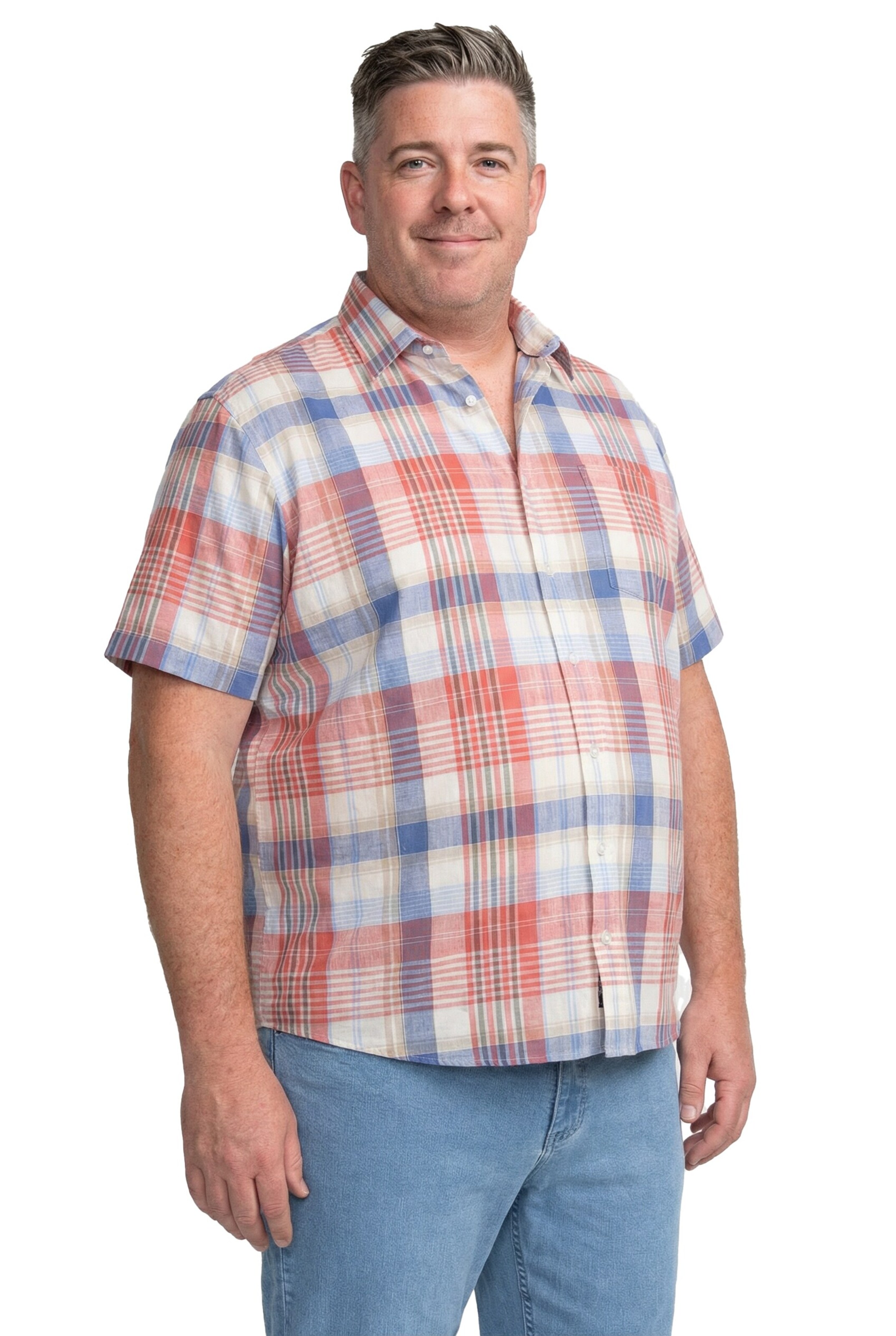 Boston Park Regular Fit Hemd in Blau