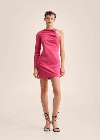 MANGO Koktejlové šaty 'Lina' – pink