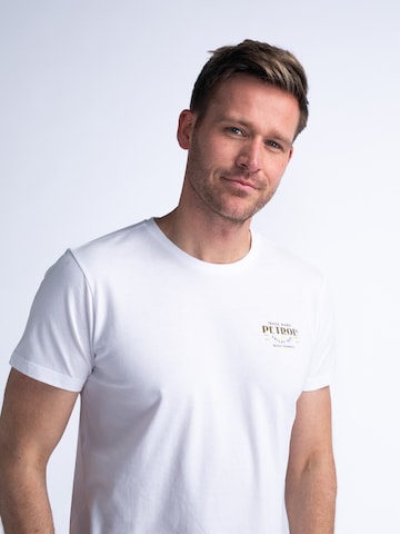 T-Shirt 'Classic' Petrol Industries en blanc