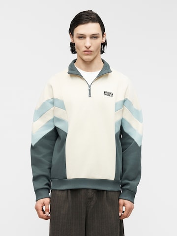 Kaotiko - Sweatshirt 'CLARK' em bege: frente