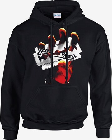 Sweat-shirt 'Judas Priest British Steel Kapuzenpullover' Judas Priest en noir : devant