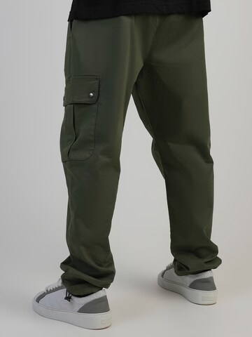 Loosefit Pantalon cargo SikSilk en vert