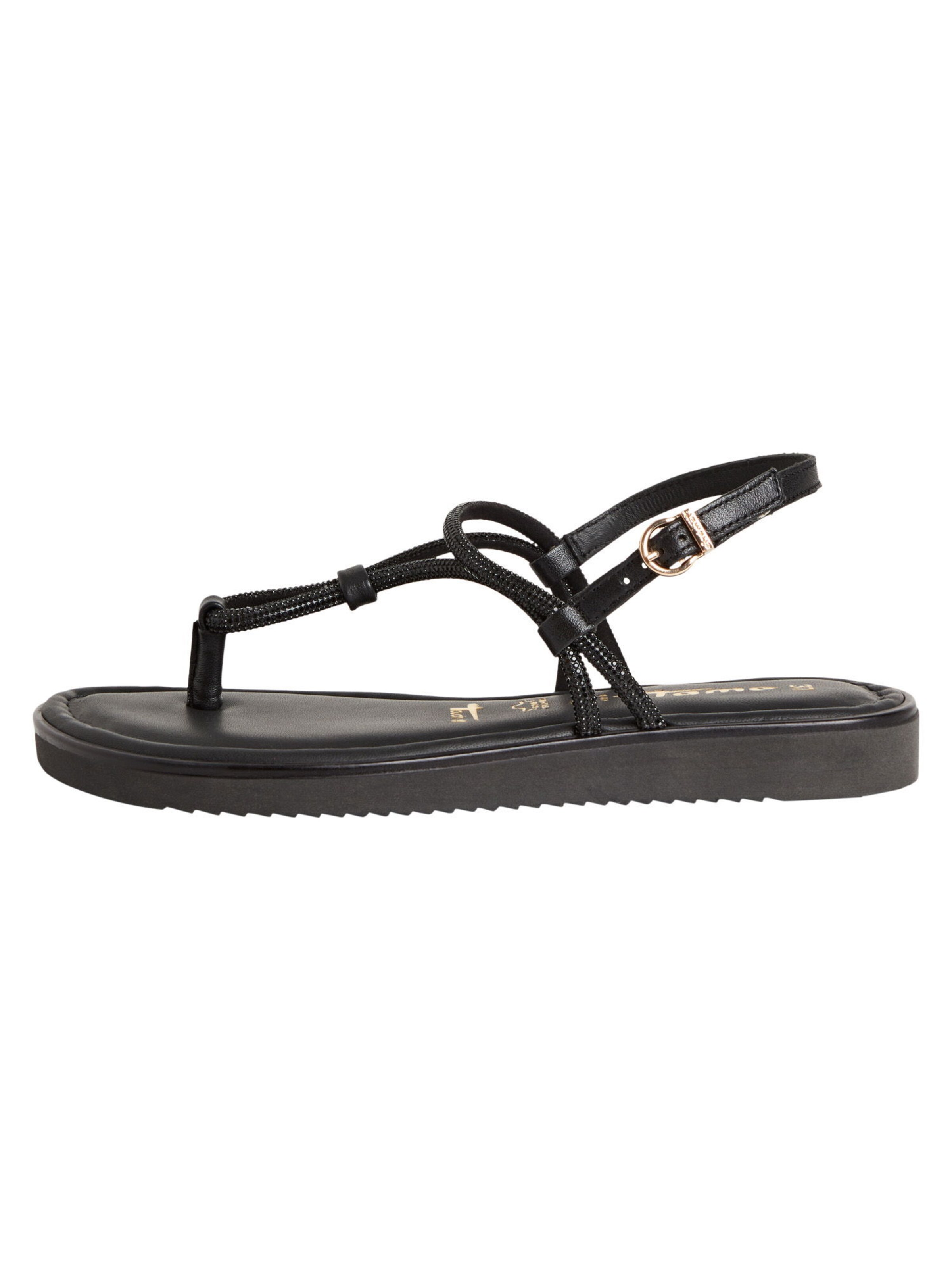 Tamaris Teenslipper in Zwart