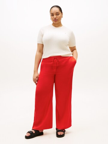 Tommy Hilfiger Curve Pulover | bež barva