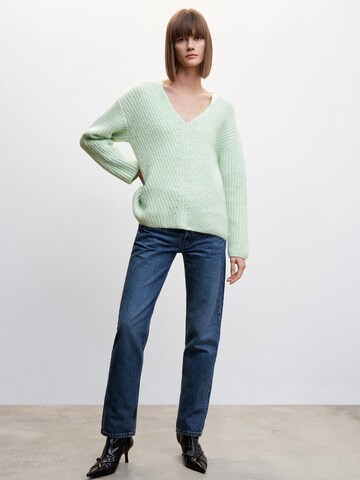 MANGO Pullover 'Casimira' in Grün