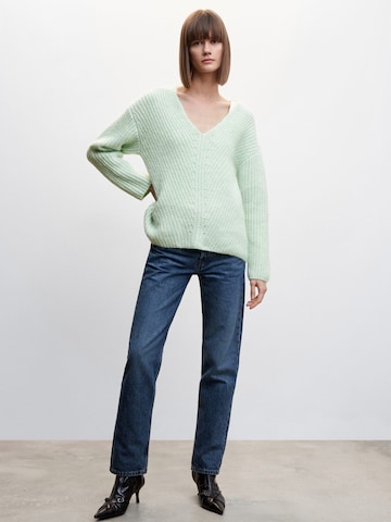 MANGO Pullover 'Casimira' in Grün