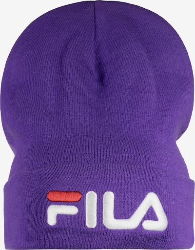FILA Bonnet en violet / rouge sang / blanc, Vue avec produit