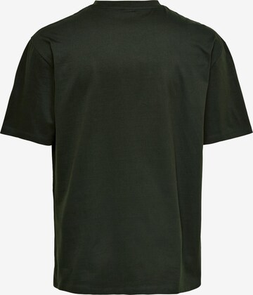 T-Shirt 'Fred' Only & Sons en vert