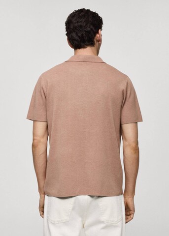 MANGO MAN Pullover 'Lino' in Pink
