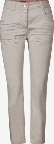 CECIL Slimfit Broek 'Scarlett' in Beige: voorkant