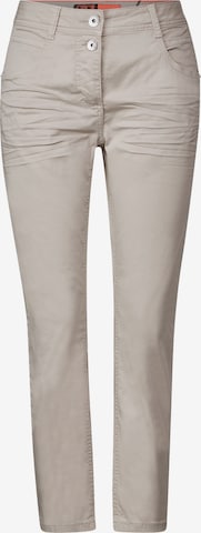 Coupe slim Pantalon 'Scarlett' CECIL en beige : devant