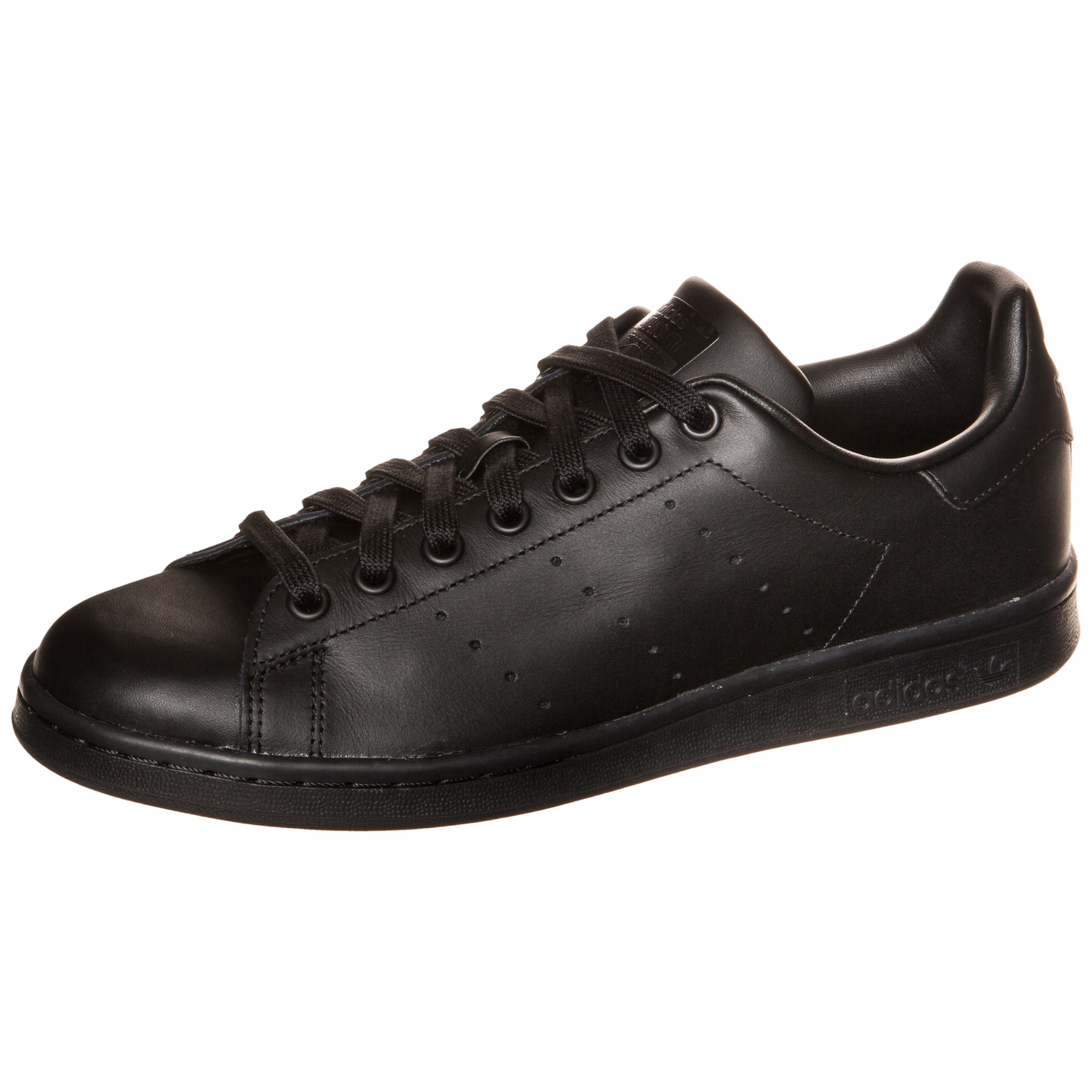 Baskets basses 'Stan Smith' ADIDAS ORIGINALS en noir : devant