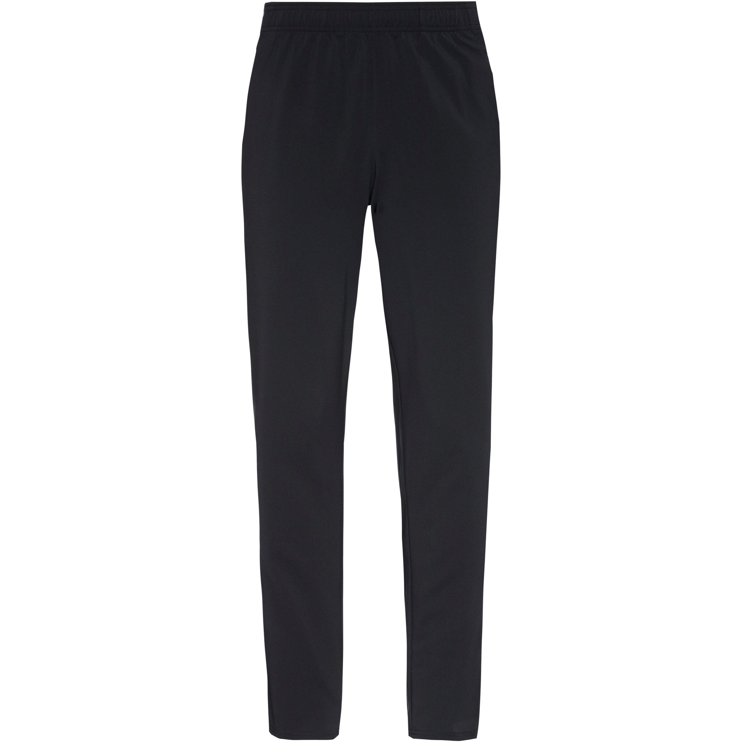 UNDER ARMOUR Workout Pants in Black: front