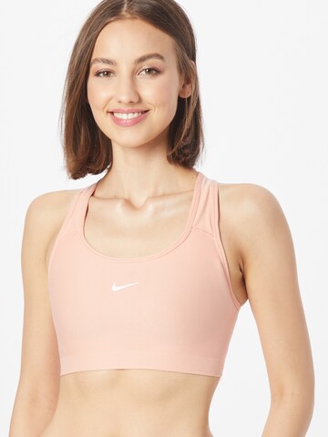 NIKE Bralette Sports Bra in Orange: front