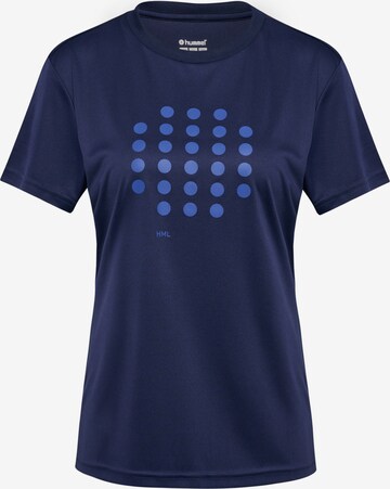 Hummel T-Shirt 'Court' in Blau: predná strana