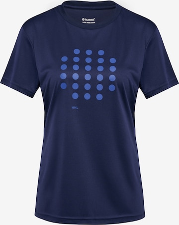 Hummel Performance shirt 'Court' in Blue: front