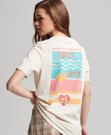 Superdry Tričko 'Cali' - Béžová