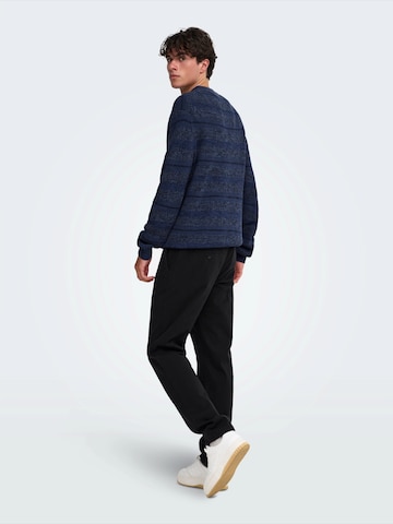 Only & Sons Regular Chino trousers 'ONSCAM' in Black
