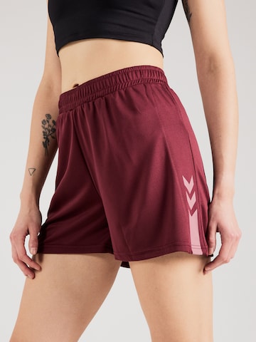 Hummel Regular Sportshorts 'ACTIVE' in Rot