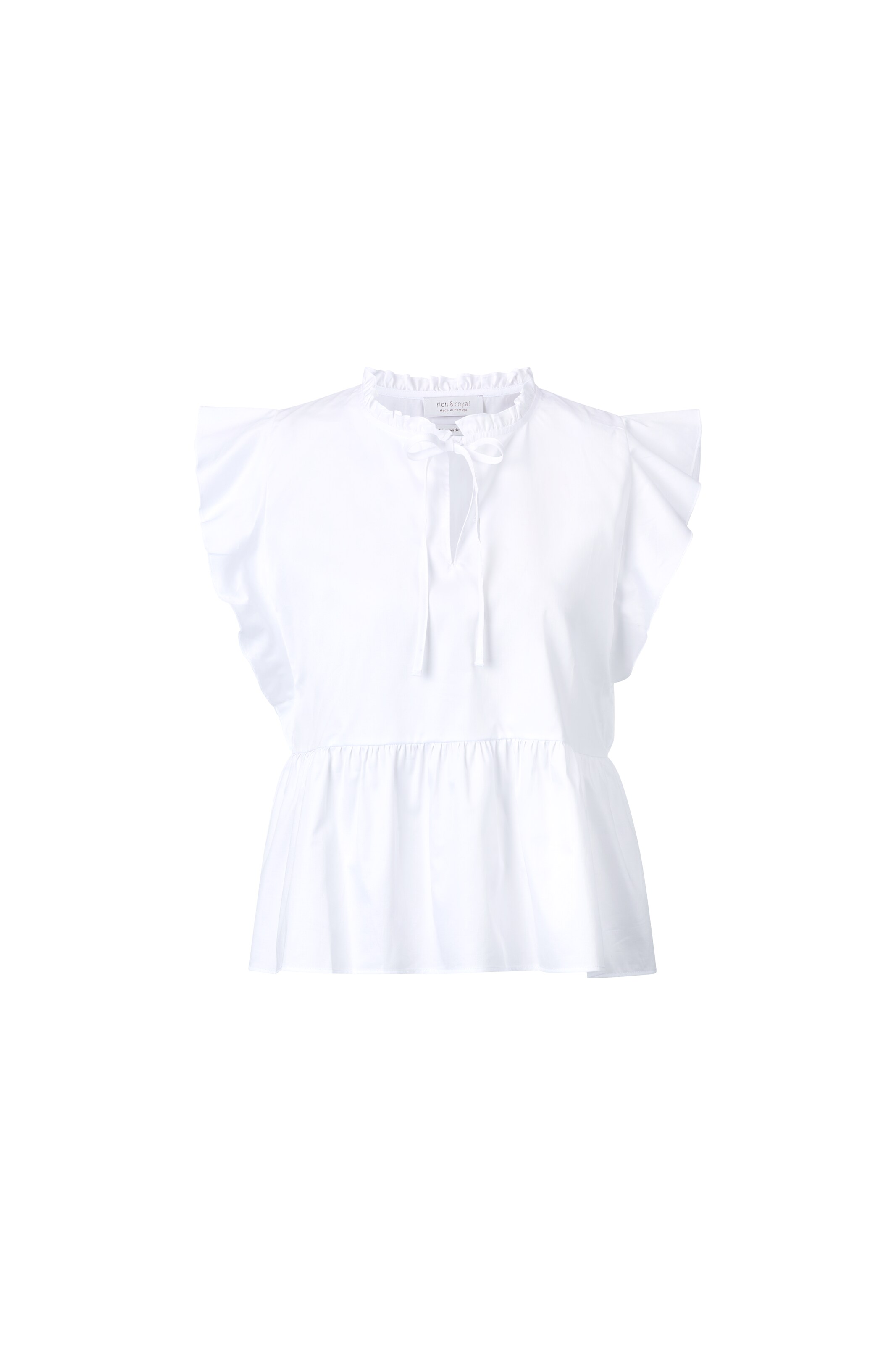 Rich & Royal Pluus, värv valge: eest vaates