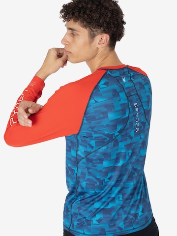 Spyder Functioneel shirt in Blauw