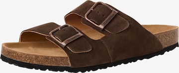 Tamaris Mule in Brown: front