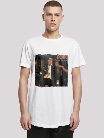 F4NT4STIC T-Shirt 'ACDC If You Want Blood You've Got It' in Weiß: Vorderseite