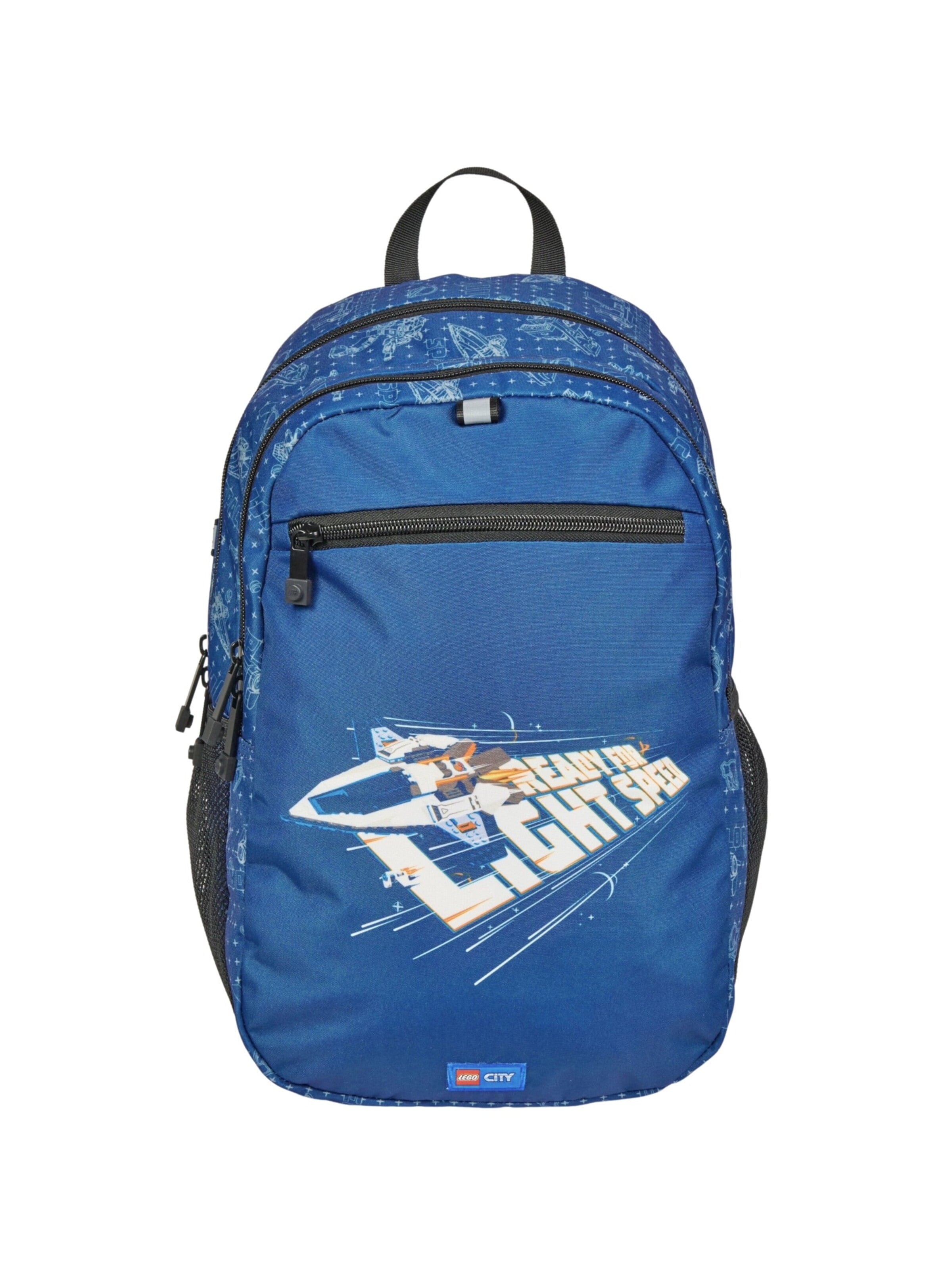 Sac à dos 'Bricks Extended' LEGO en bleu : devant