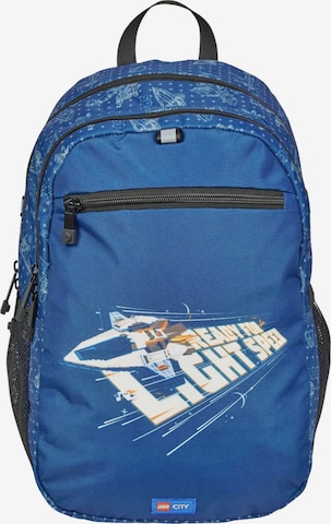 Sac à dos 'Bricks Extended' LEGO en bleu : devant