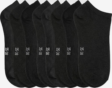 El Sueno - Calcetines 'Sneaker Socken' en negro: frente