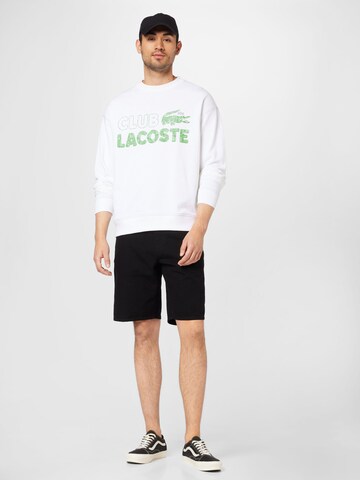 LACOSTE - Sudadera en blanco