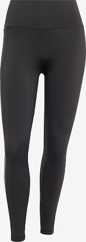 ADIDAS PERFORMANCE Skinny Sports trousers 'Optime' in Black: front